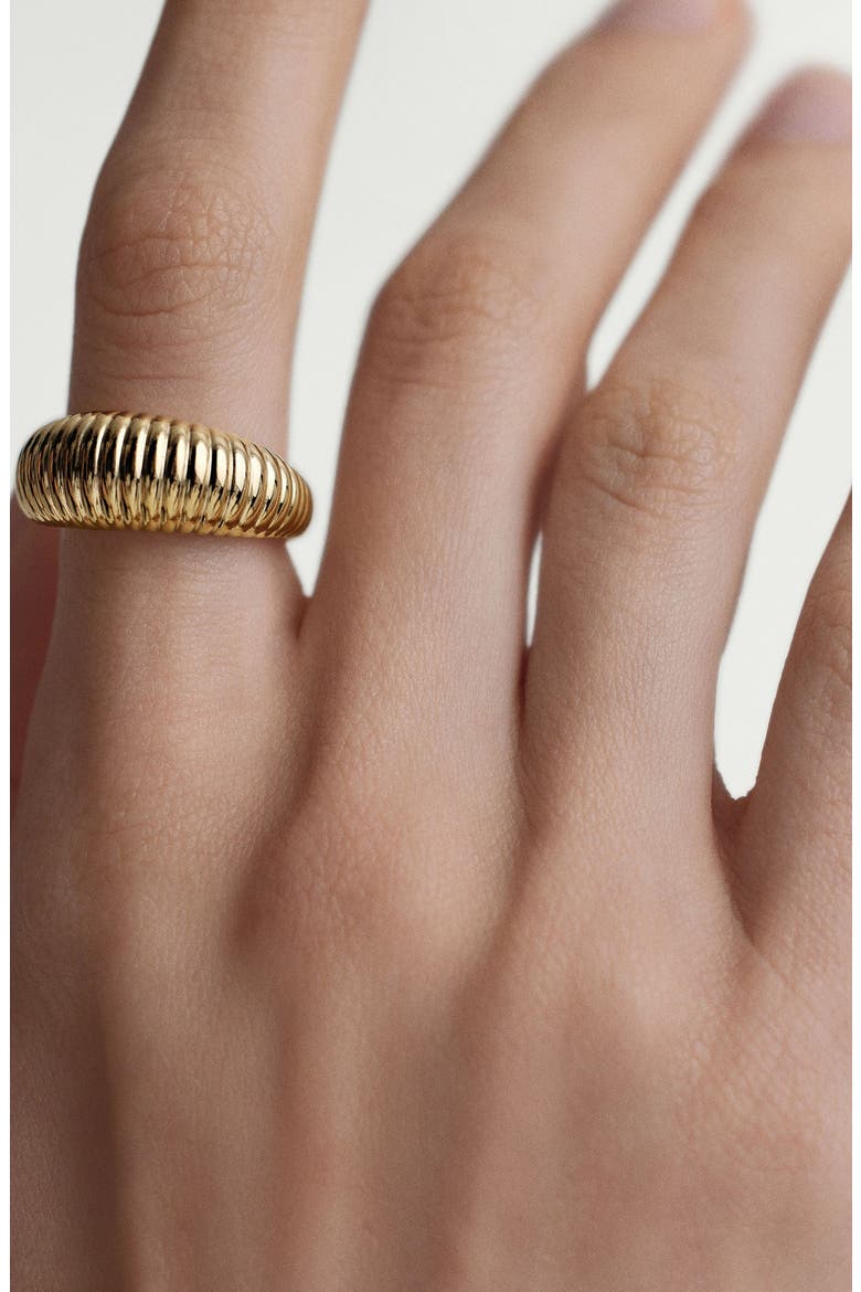 Dôme Texture Ring, Alternate, color, Sterling Silver