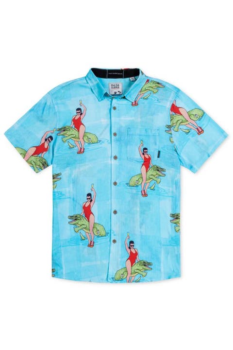 GIRL CROC - NIGHTHAWK BUTTON UP