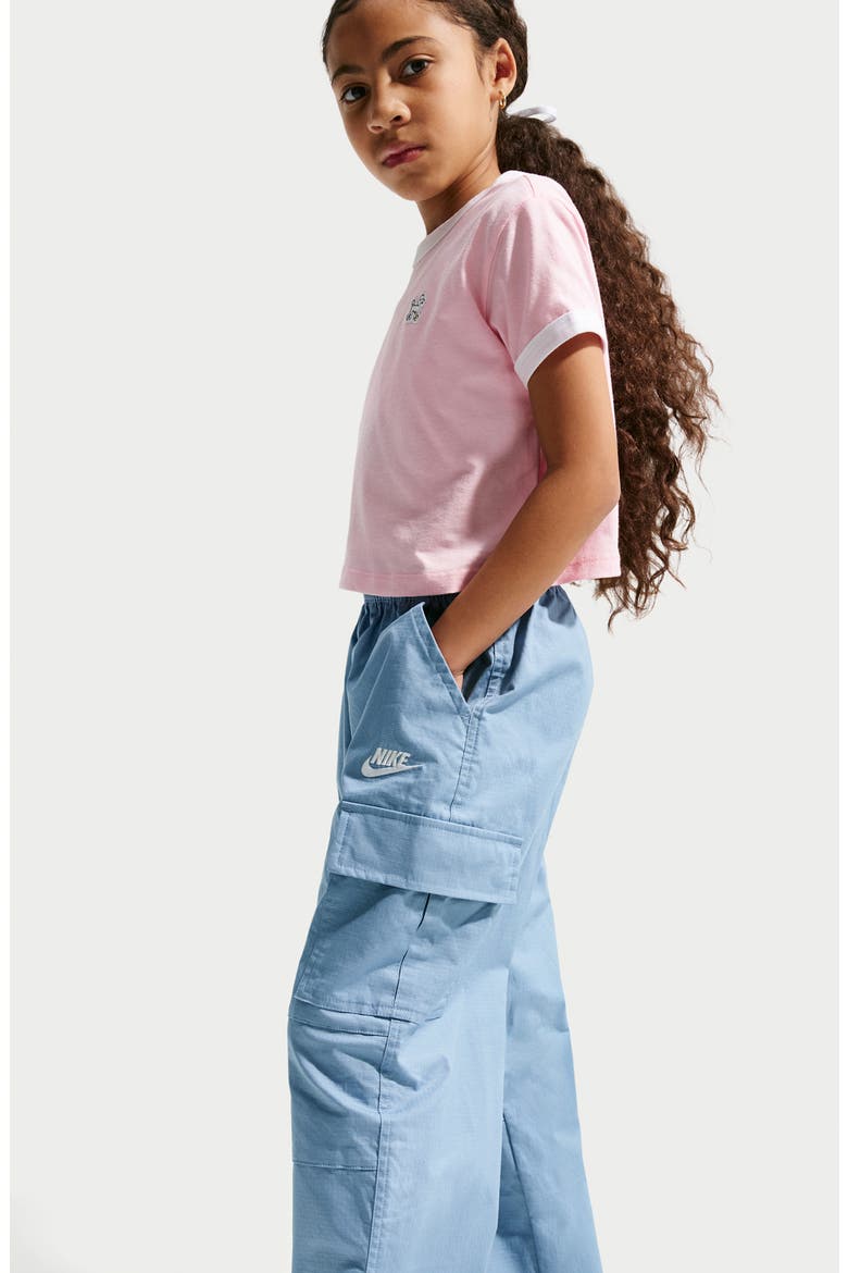 Kids' Club Ripstop Cargo Pants, Alternate, color, WORK BLUE/ WHITE