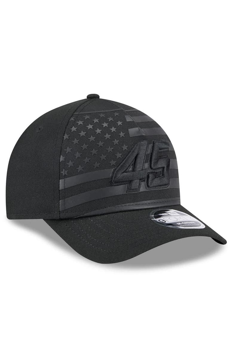 New Era Men's New Era Black Tyler Reddick American Flag 9FORTY M-Crown A-Frame Adjustable Hat, Alternate, color, Black