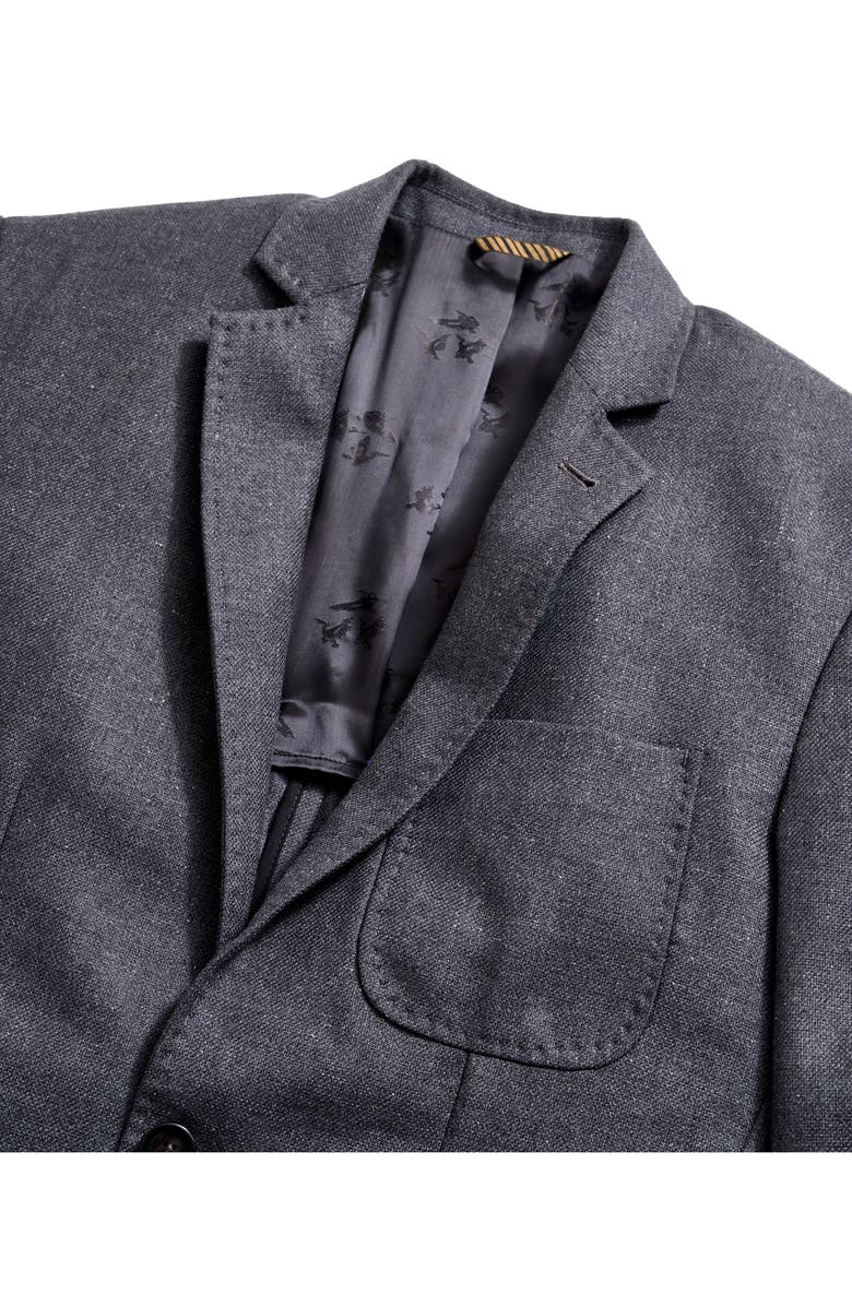 Billy Reid Archie Silk & Wool Sport Coat, Alternate, color, Charcoal