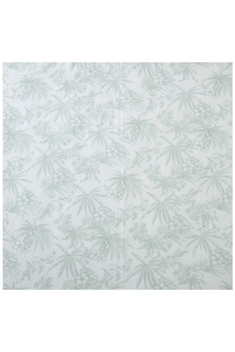 Pen & Ink Palm Sheet Set, Alternate, color, GREEN