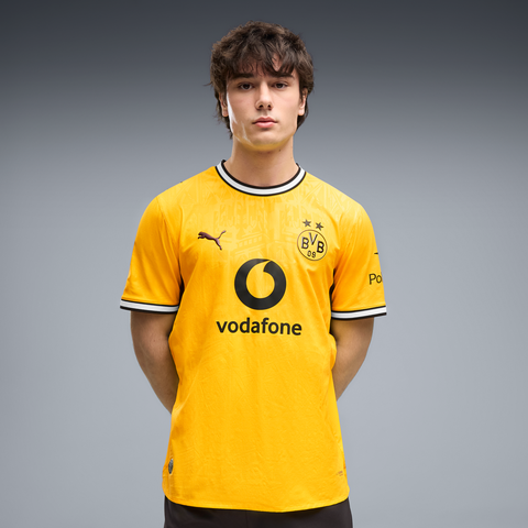 Men's Puma  Yellow Borussia Dortmund 2026/27 Home On-Field Authentic Jersey