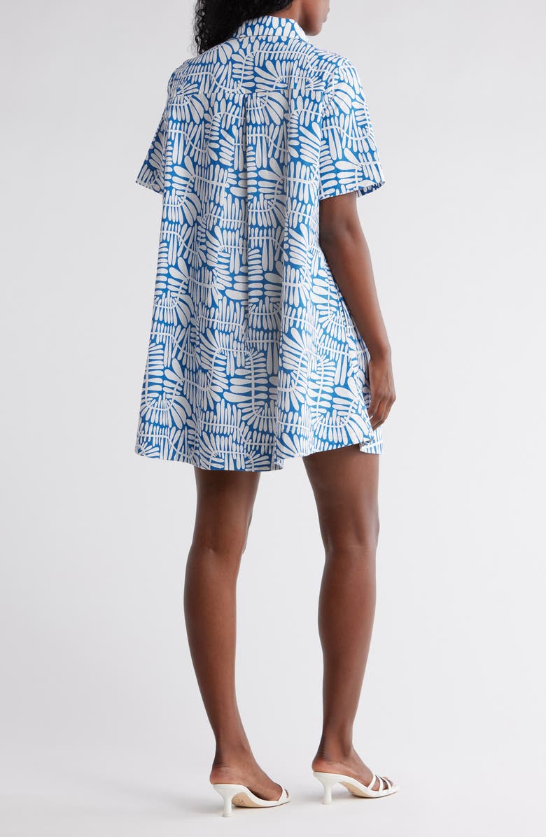 STITCHDROP Windjammer Short Sleeve Cotton Shirtdress, Alternate, color,