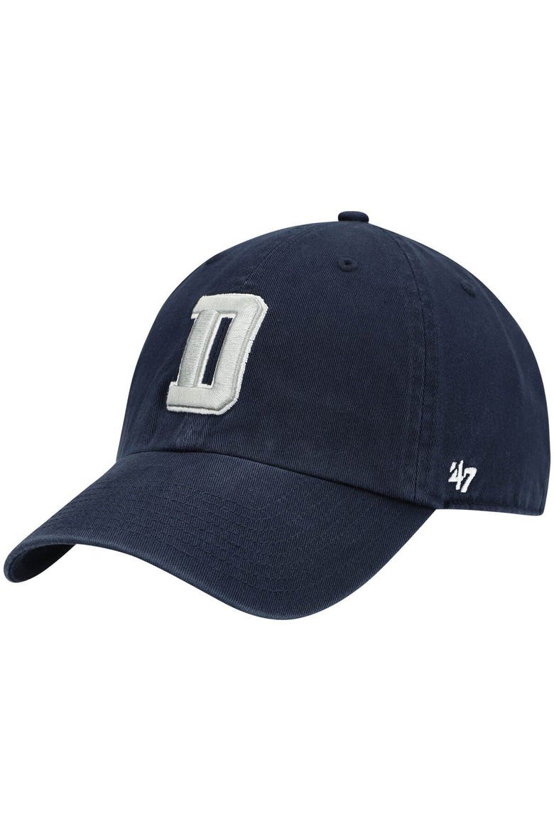 Men's '47 Navy Dallas Cowboys Clean Up Adjustable Hat, Main, color, Navy