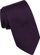 Elizabetta Plum - Extra Long Silk Grenadine Tie for Men