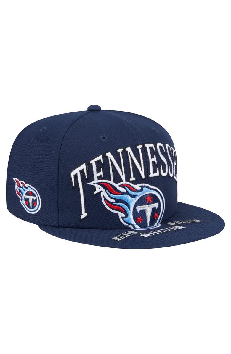 New Era Men's New Era Navy Tennessee Titans  Oversized 59FIFTY Fitted Hat, Main, color, Navy
