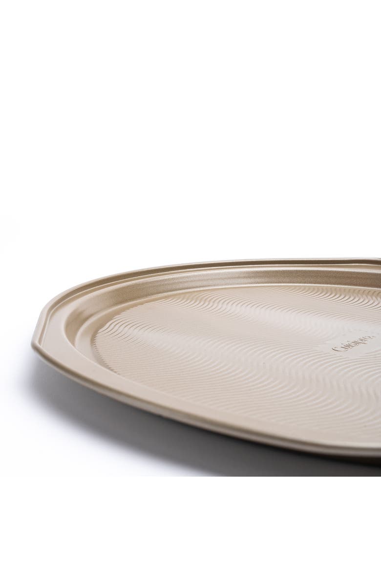 14-Inch Steel Nonstick Pizza Pan, Alternate, color, Brown