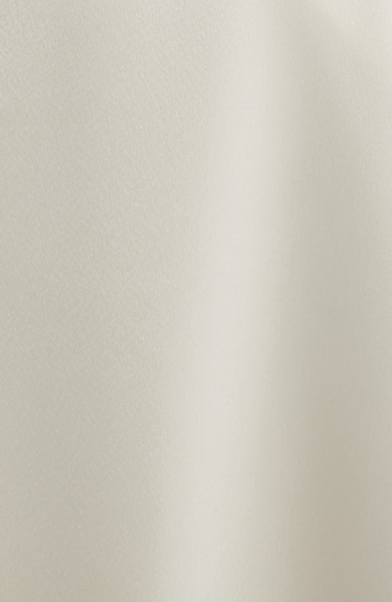 CIEBON Tashi Rosette Bodice Satin Gown, Alternate, color, Cream