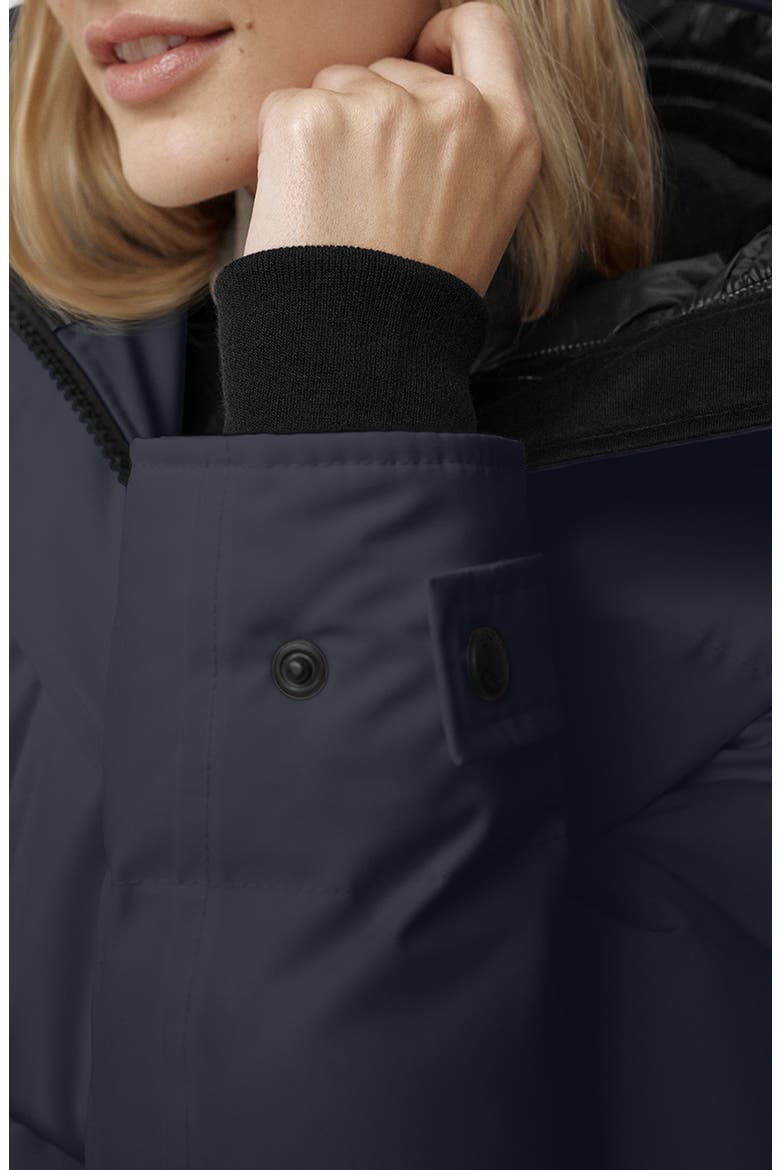 Shelburne Water Resistant 625 Fill Power Down Parka, Alternate, color, ATLANTIC NAVY