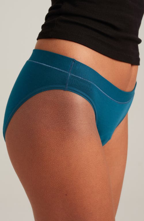 Saalt Period & Leakproof Regular Absorbency Comfort Bikini In Blue