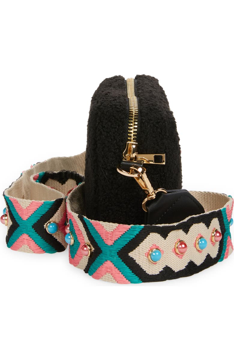 BTB Los Angeles Simone Fuzzy Crossbody Bag, Alternate, color,