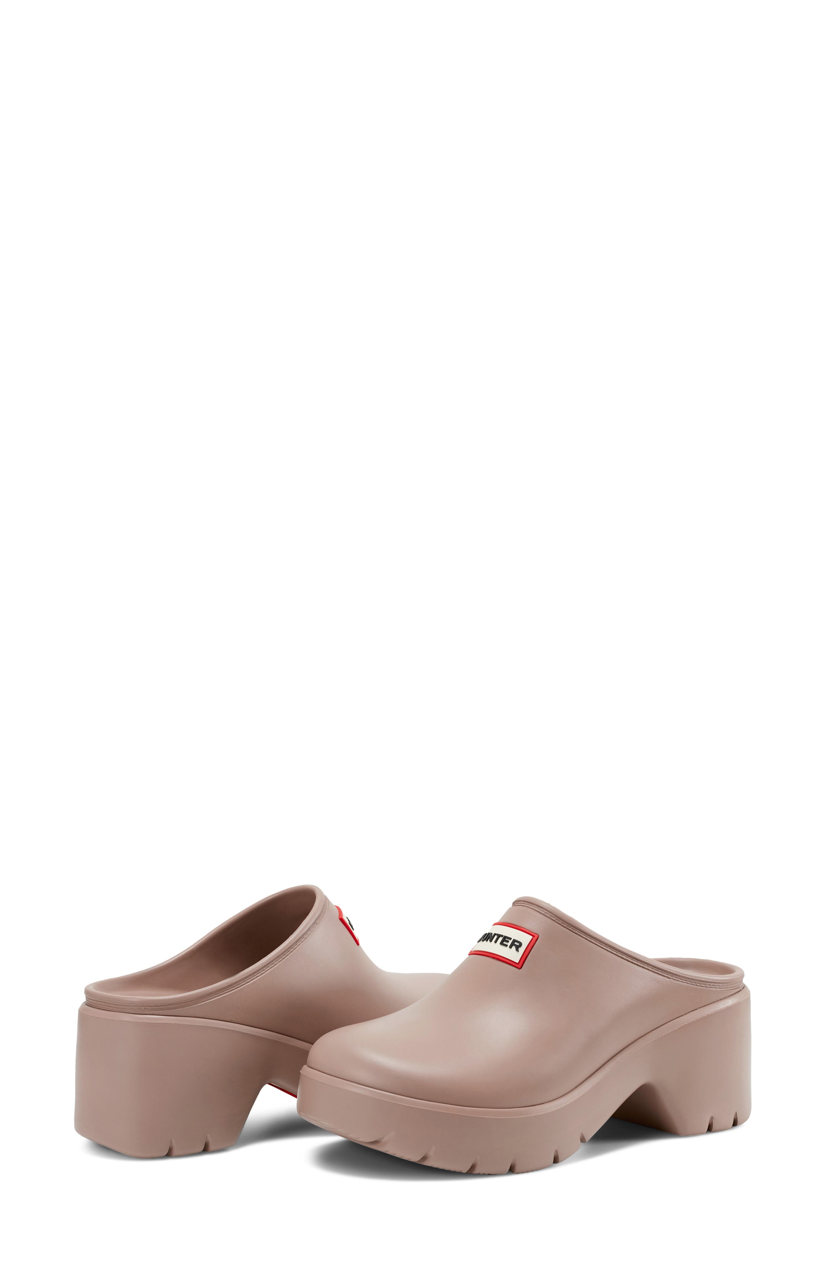 Hunter Anika Clog, Alternate, color, Medium Natural