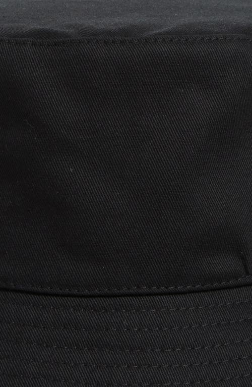 Nordstrom Cotton Canvas Bucket Hat In Black