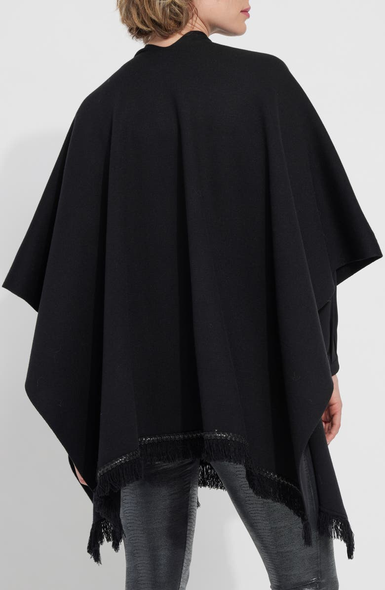 Lysse Eva Sweater Wrap, Alternate, color, Black