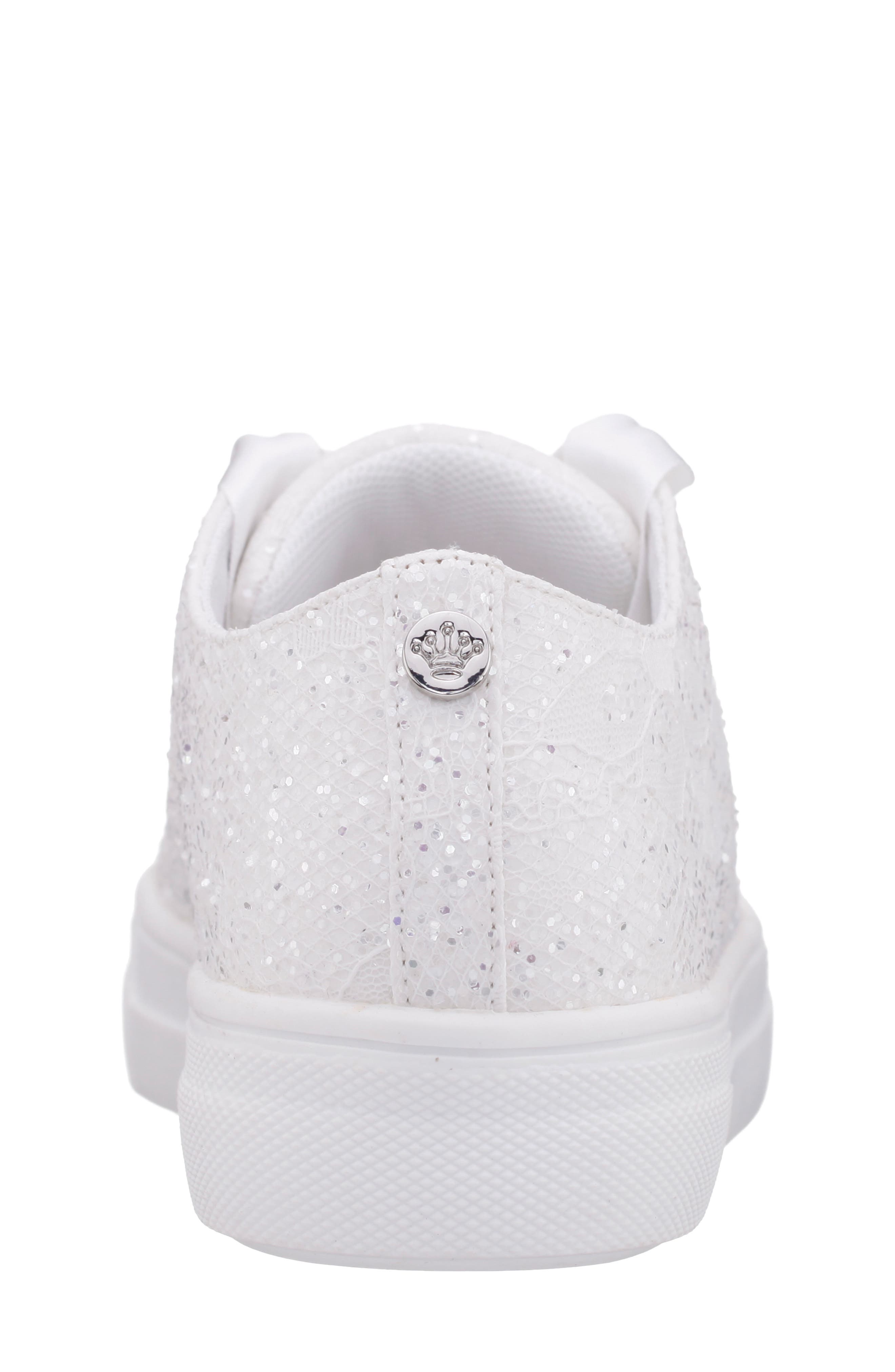 Nina Kids' Glitter Cap Toe Sneaker, Alternate, color, 
