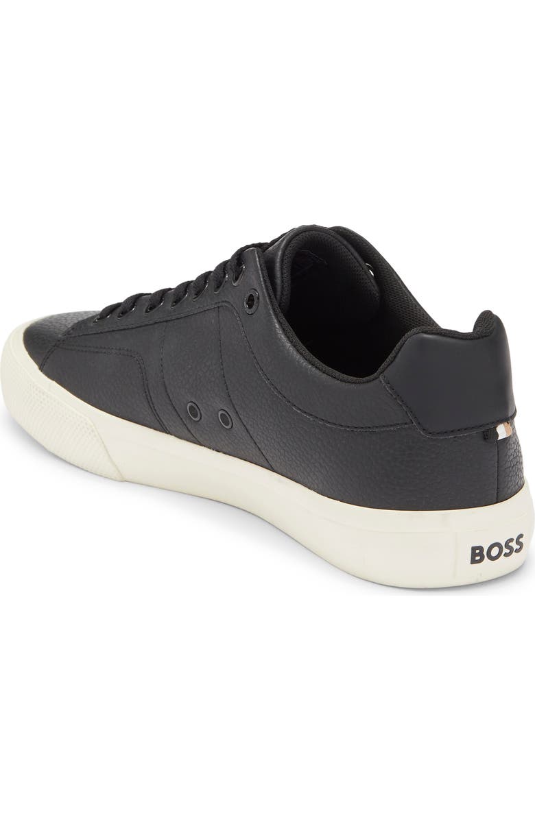 BOSS Aiden Tennis Sneaker, Alternate, color, Black/ Black/ White