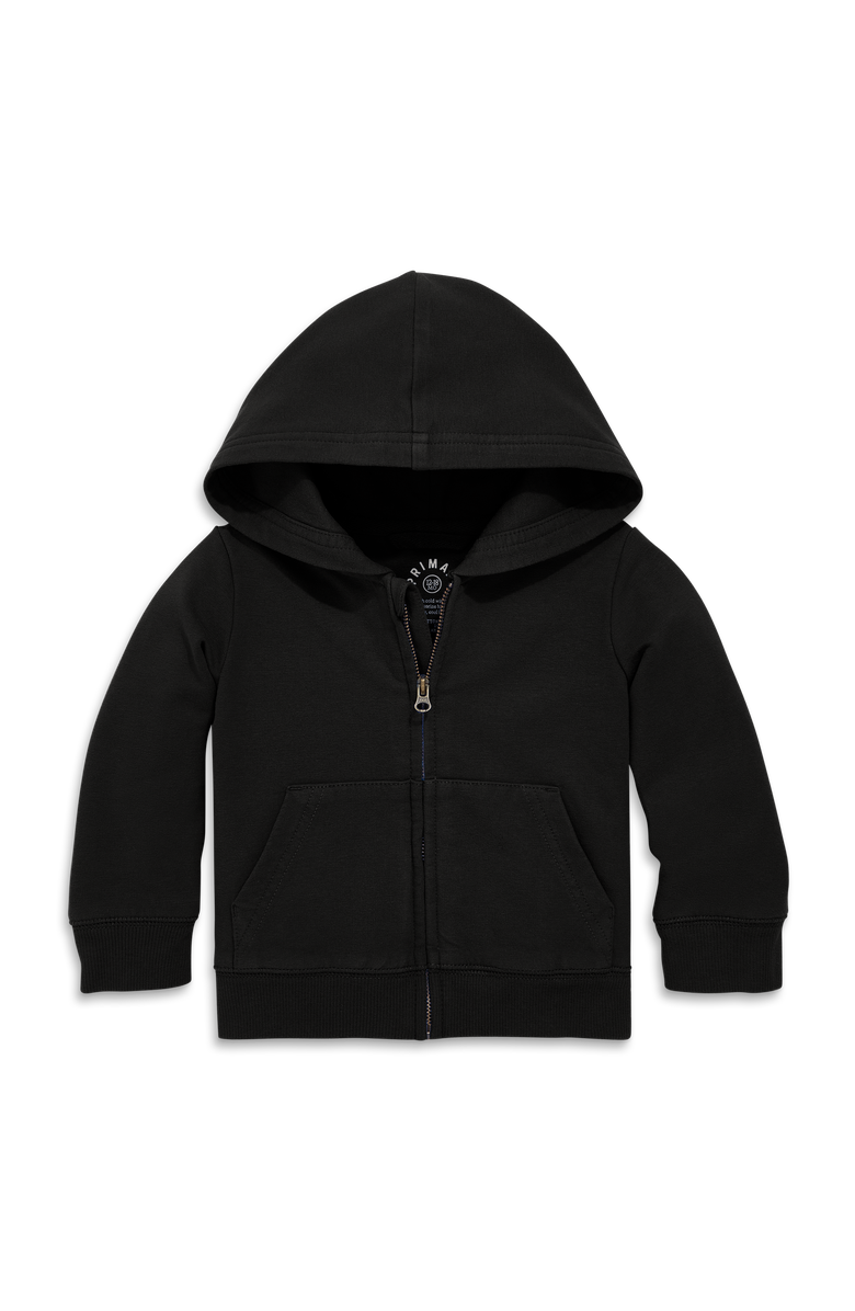 Primary Baby Zip Hoodie, Main, color, Black