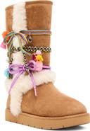 Steve Madden Kids' Jsteffie Faux Fur Trim Boot