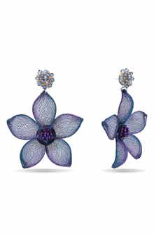 Evangeline Floral Woven Earrings