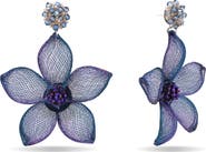 EYE CANDY LOS ANGELES Evangeline Floral Woven Earrings