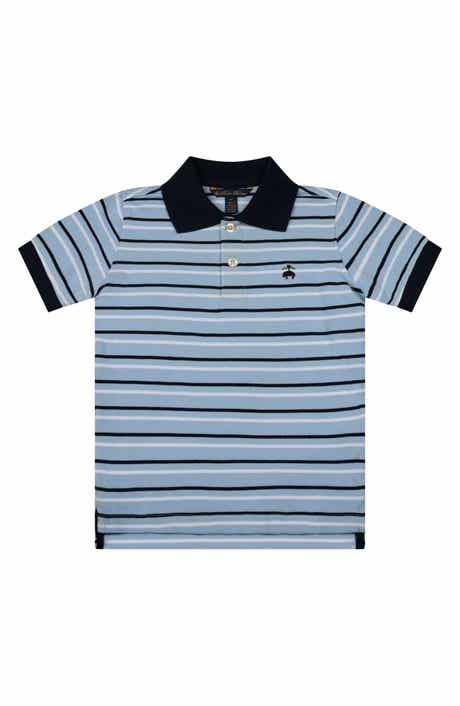 Brooks Brothers Kids' Stripe Piqué Polo
