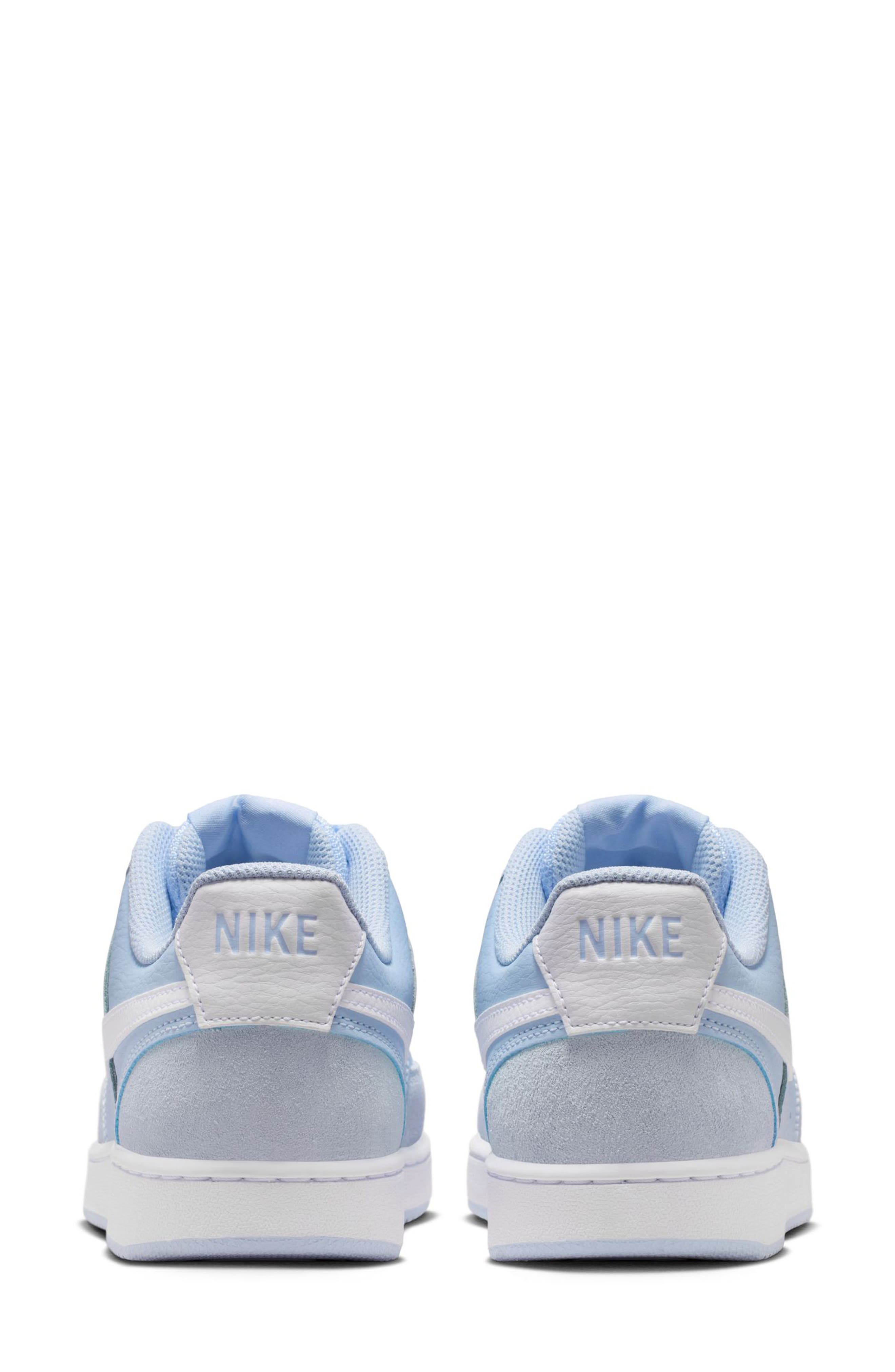 Nike Court Vision Low Sneaker, Alternate, color, Hydrogen Blue/ White