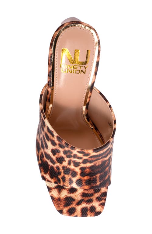 Ninety Union Jloo Slide Pump In Leopard