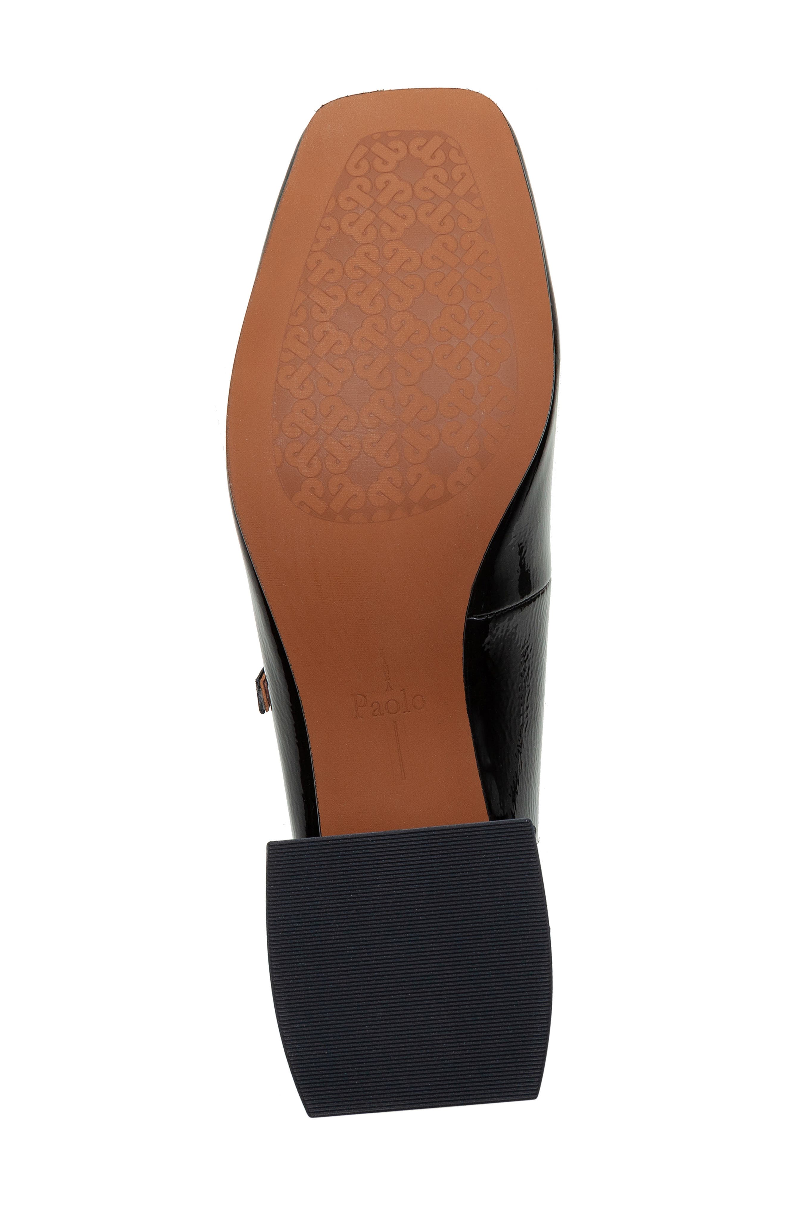 Linea Paolo Monroe Block Heel Mary Jane, Alternate, color, Black Patent