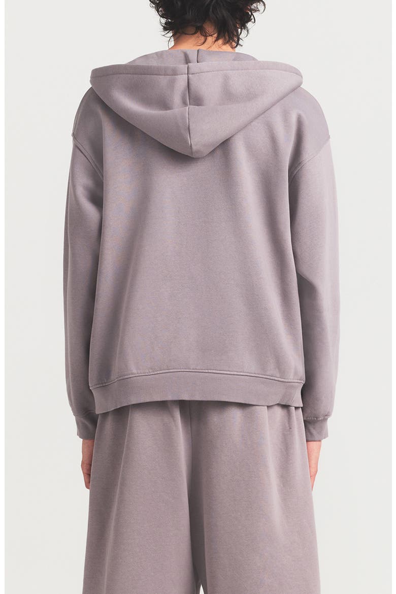 ZIP UP HOODIE, Alternate, color, SHADOW