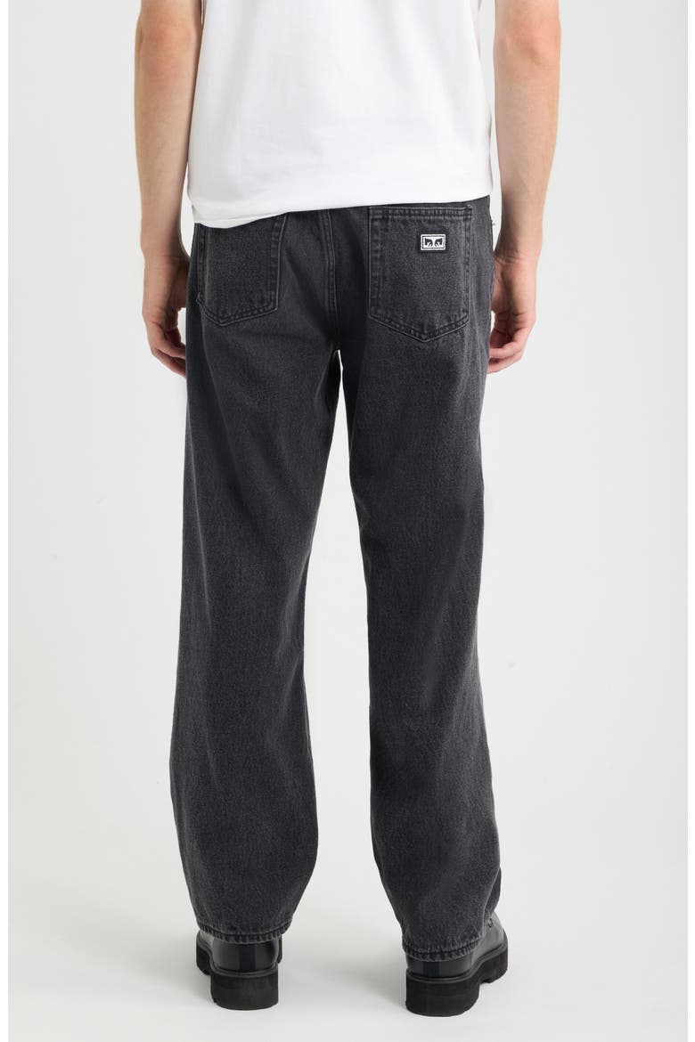 Boxcar Straight Leg Jeans, Alternate, color, FADED BLACK