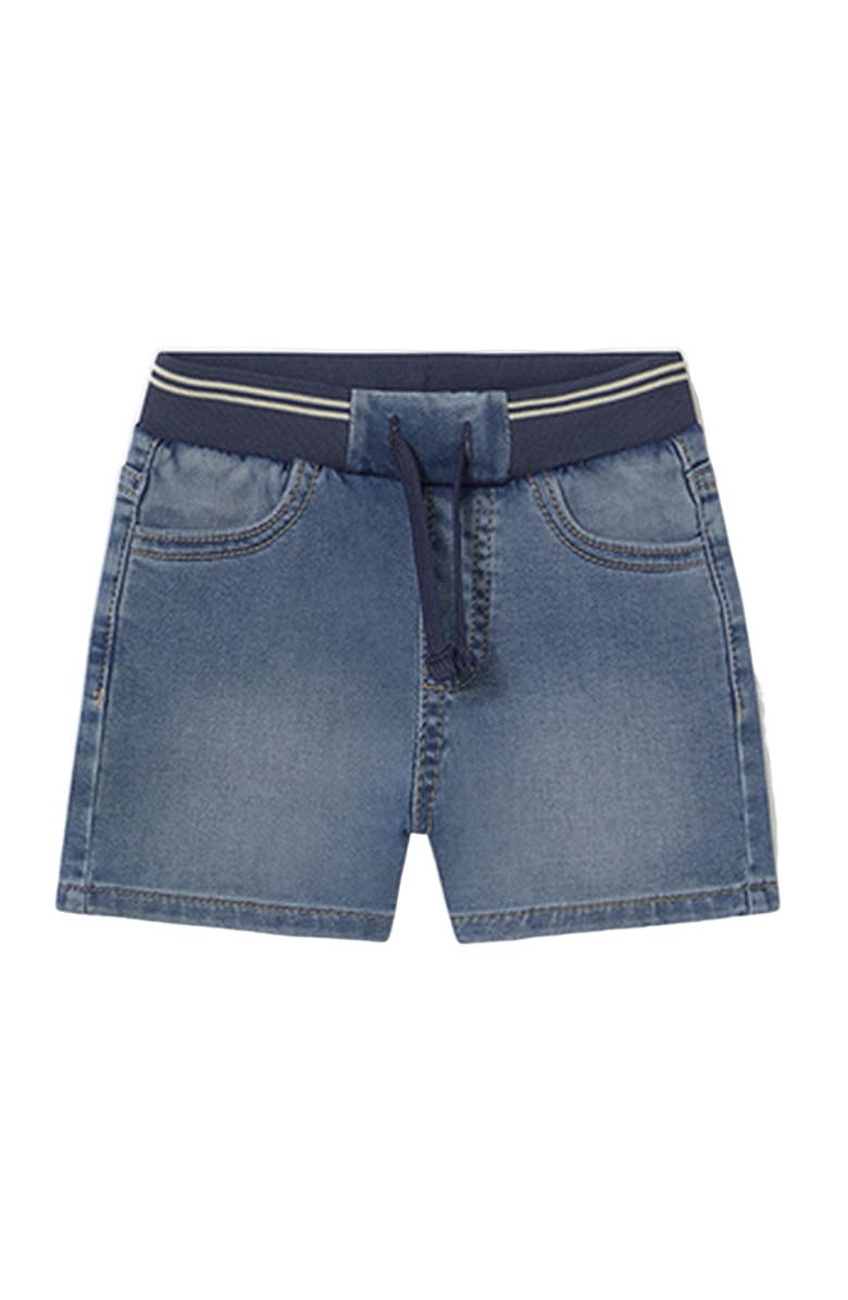 Mayoral Soft Denim Bermuda Shorts, Main, color, Blue