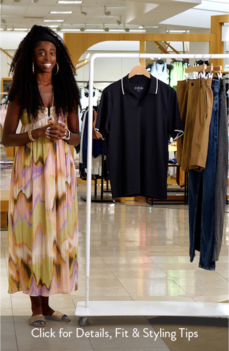 Riviera Tipped Pima Cotton Polo, sales video thumbnail