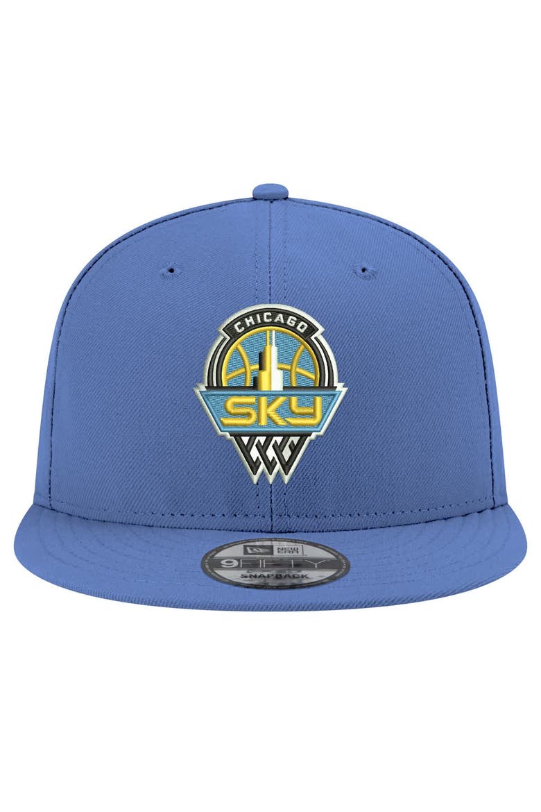 Unisex New Era Sky Blue Chicago Sky Logo 9FIFTY Snapback Hat, Alternate, color, Light Blue