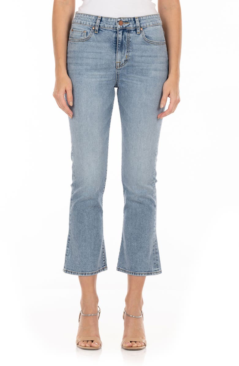 Fidelity Denim Juniper Crop Flare Jeans, Main, color, 