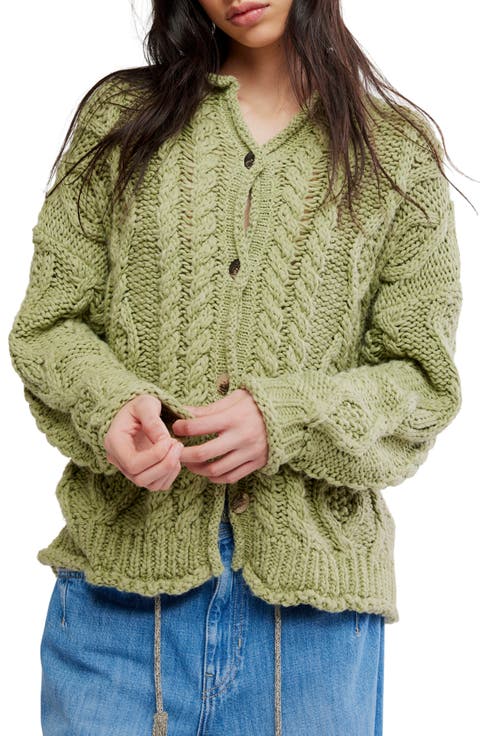 Opal Cable Knit Cardigan
