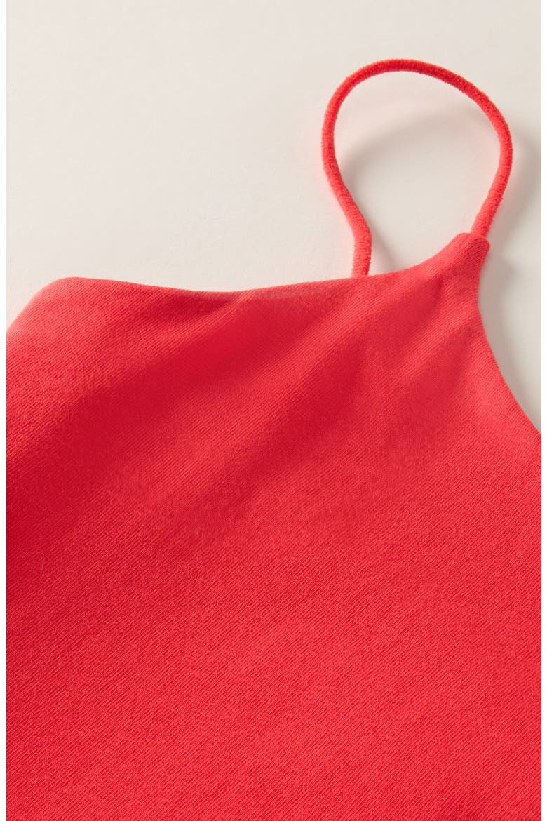 Kids' Core Cotton Camisole, Alternate, color, RED POINSETTIA