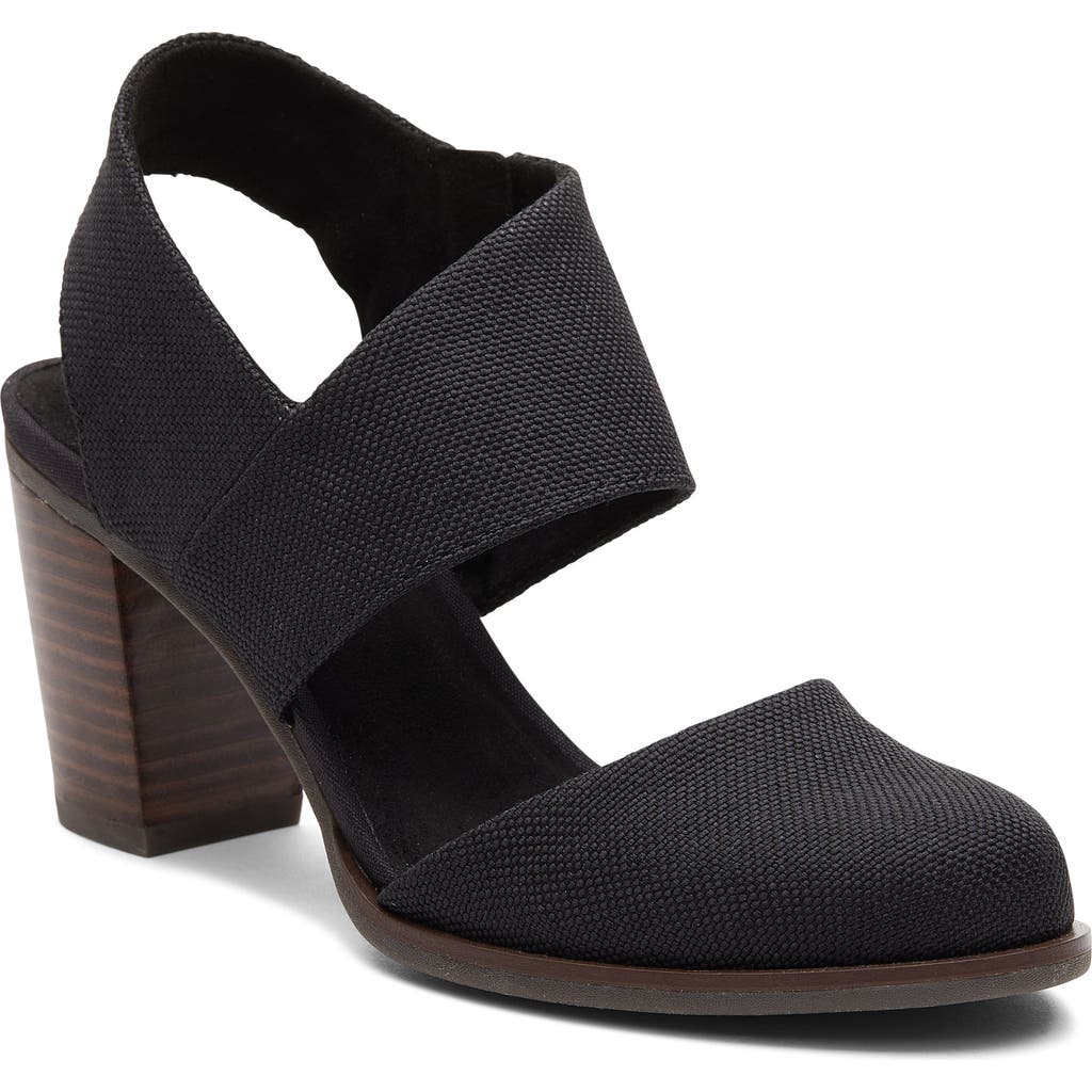 Toms Majorca Cutout Pump In Black