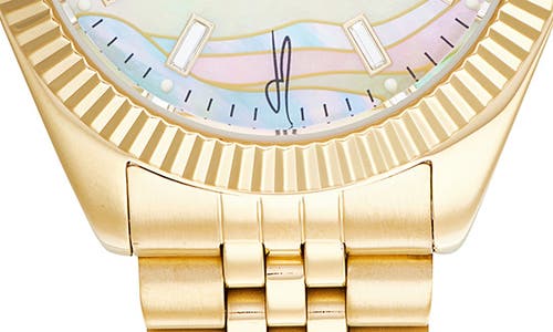 Timex ® X Jacquie Aiche Guiding Light Bracelet Watch, 36mm In Gold