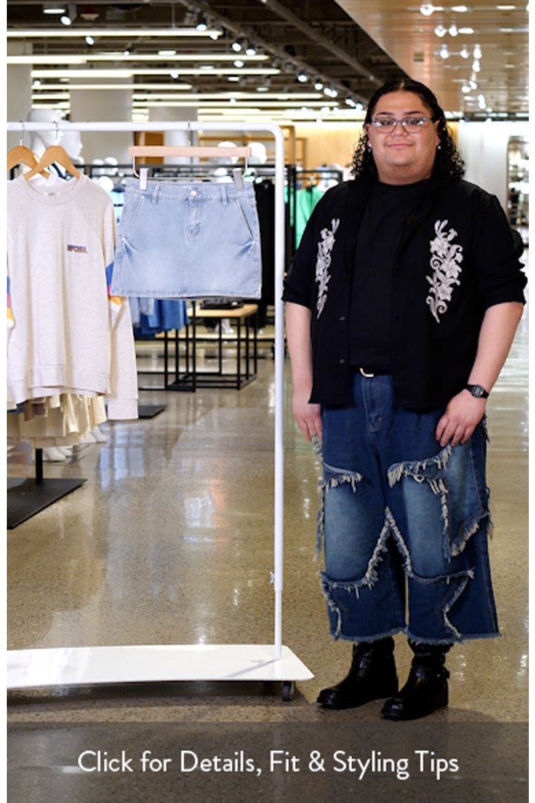 Elle Easy Stretch Denim Miniskirt video