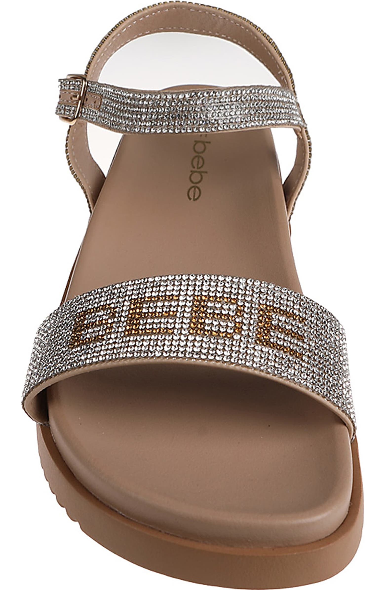 bebe Rhinestone Sandal (Women) | Nordstromrack
