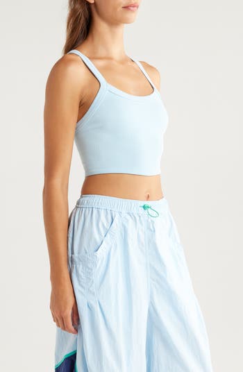 All Clear Rib Crop Camisole