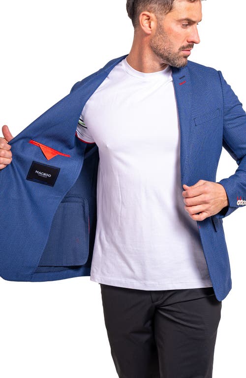 Maceoo Descartes Ascension2155 Unconstructed Blazer In Blue