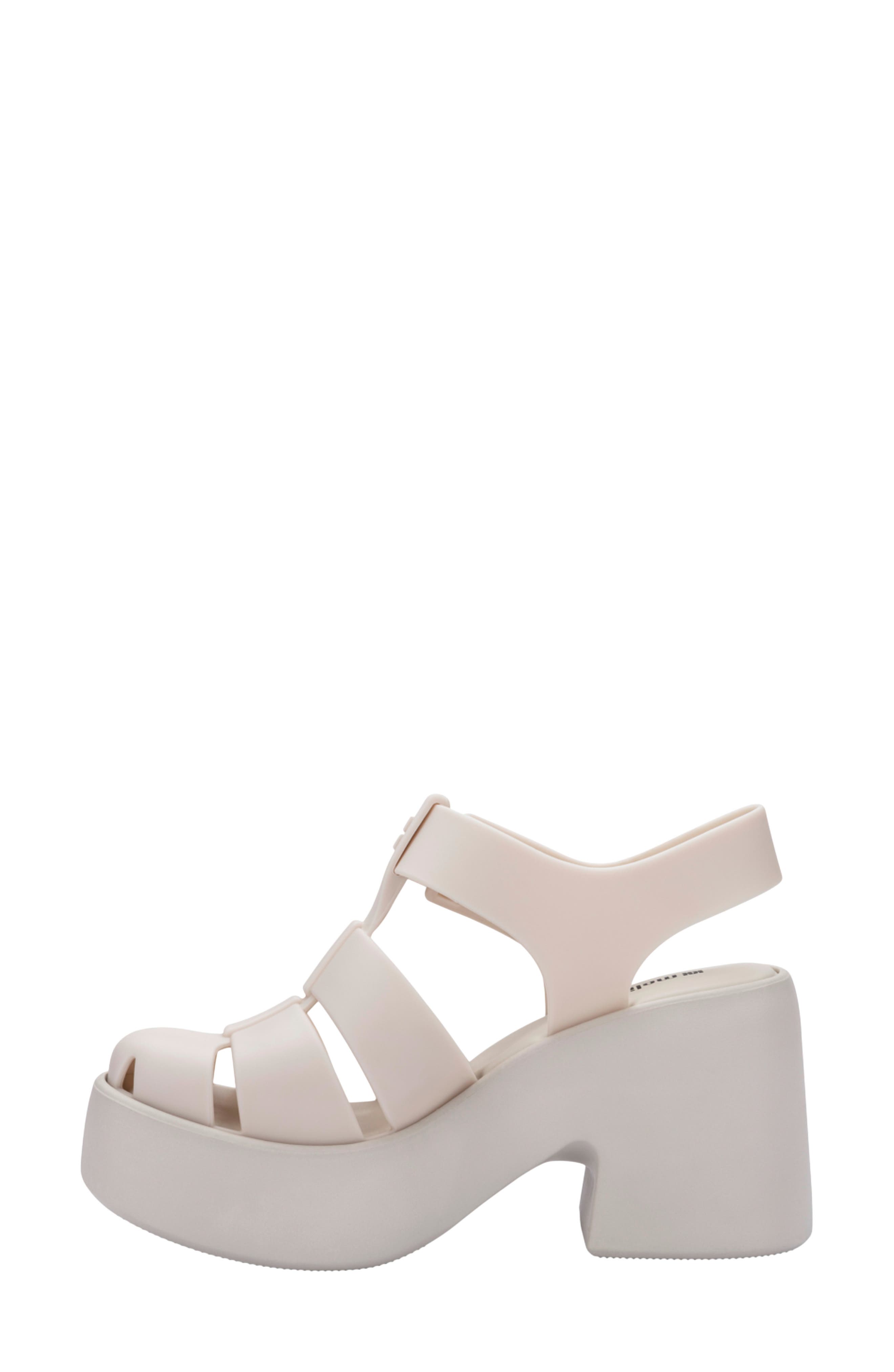 Lulu Platform Fisherman Sandal, Alternate, color, MATTE BEIGE