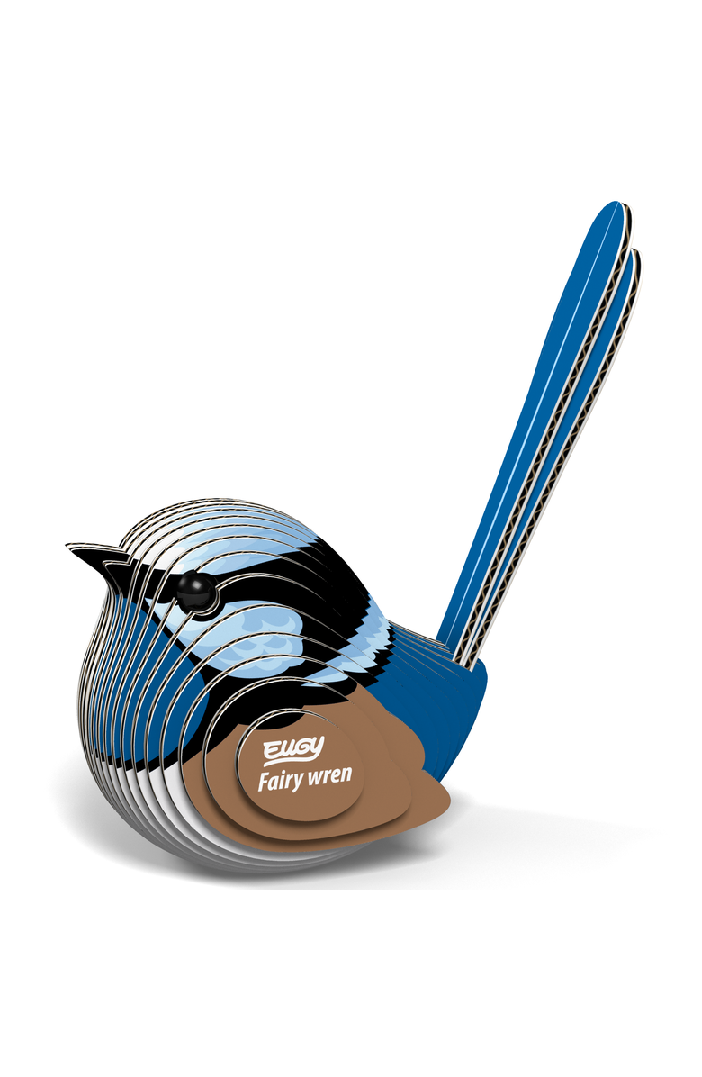 Eugy Puzzles Fairy Wren 3D Puzzle, Alternate, color, NO COLOR