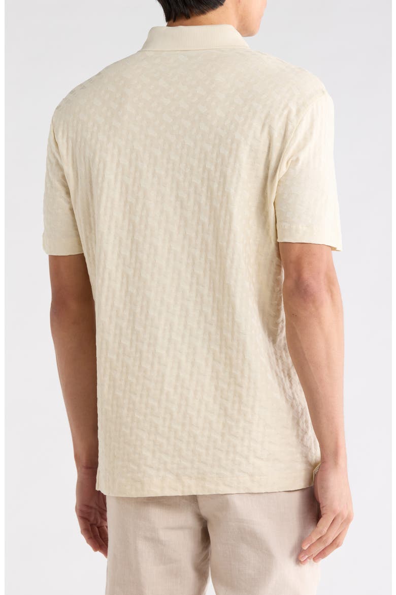 Knit Polo, Alternate, color, BEIGE