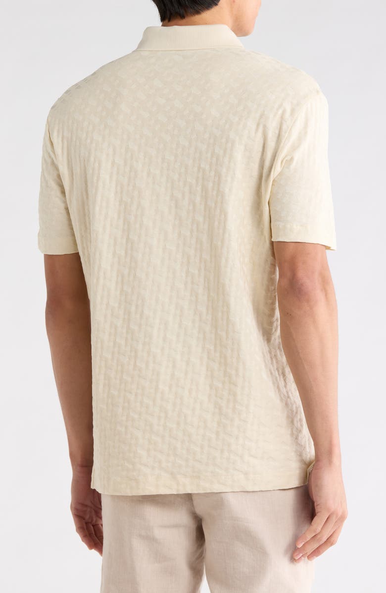BOSS Knit Polo, Alternate, color, Beige
