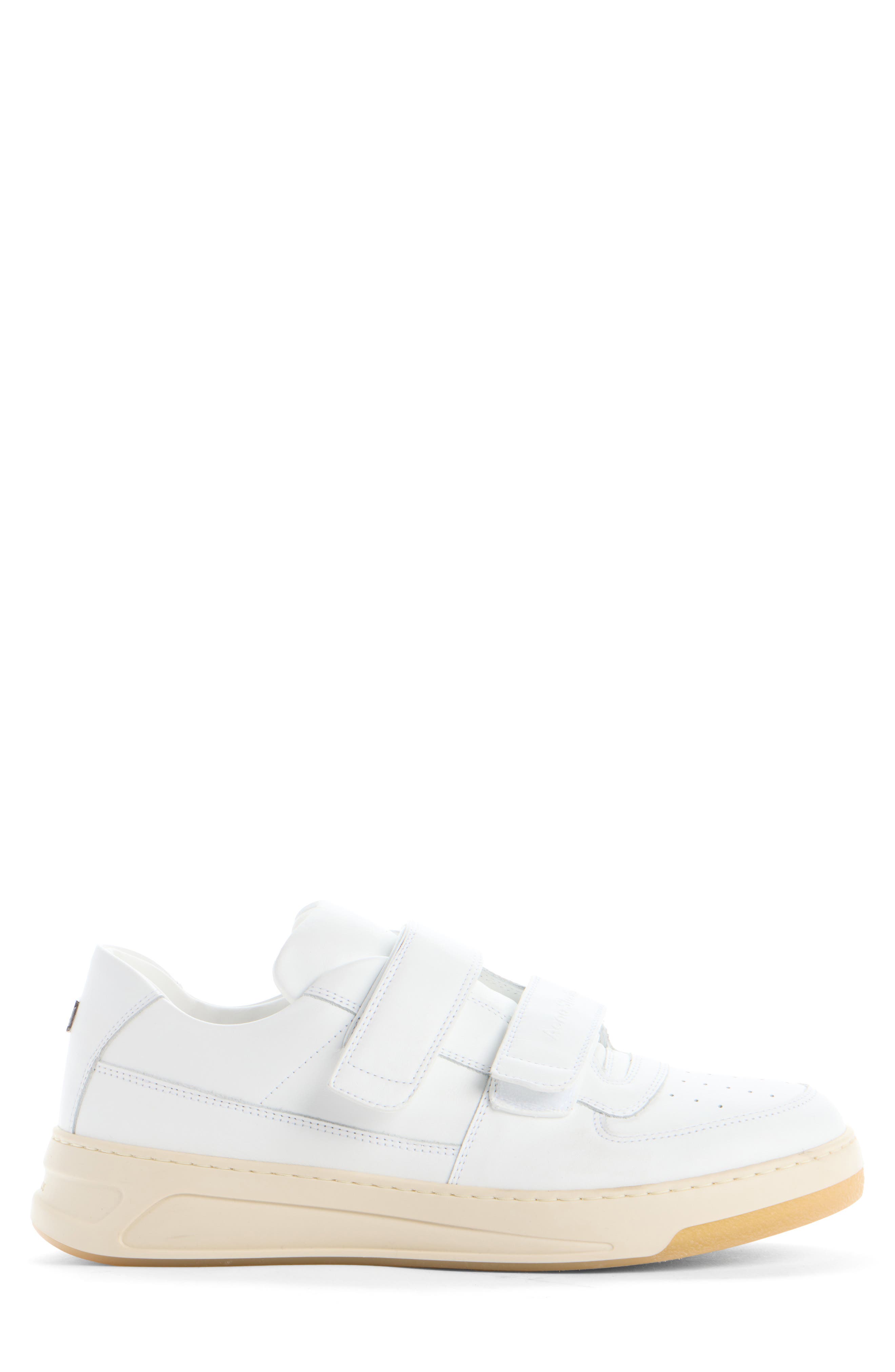 Acne Studios Steffey U Friend Low Top Sneaker, Alternate, color, Optic White/ Ecru
