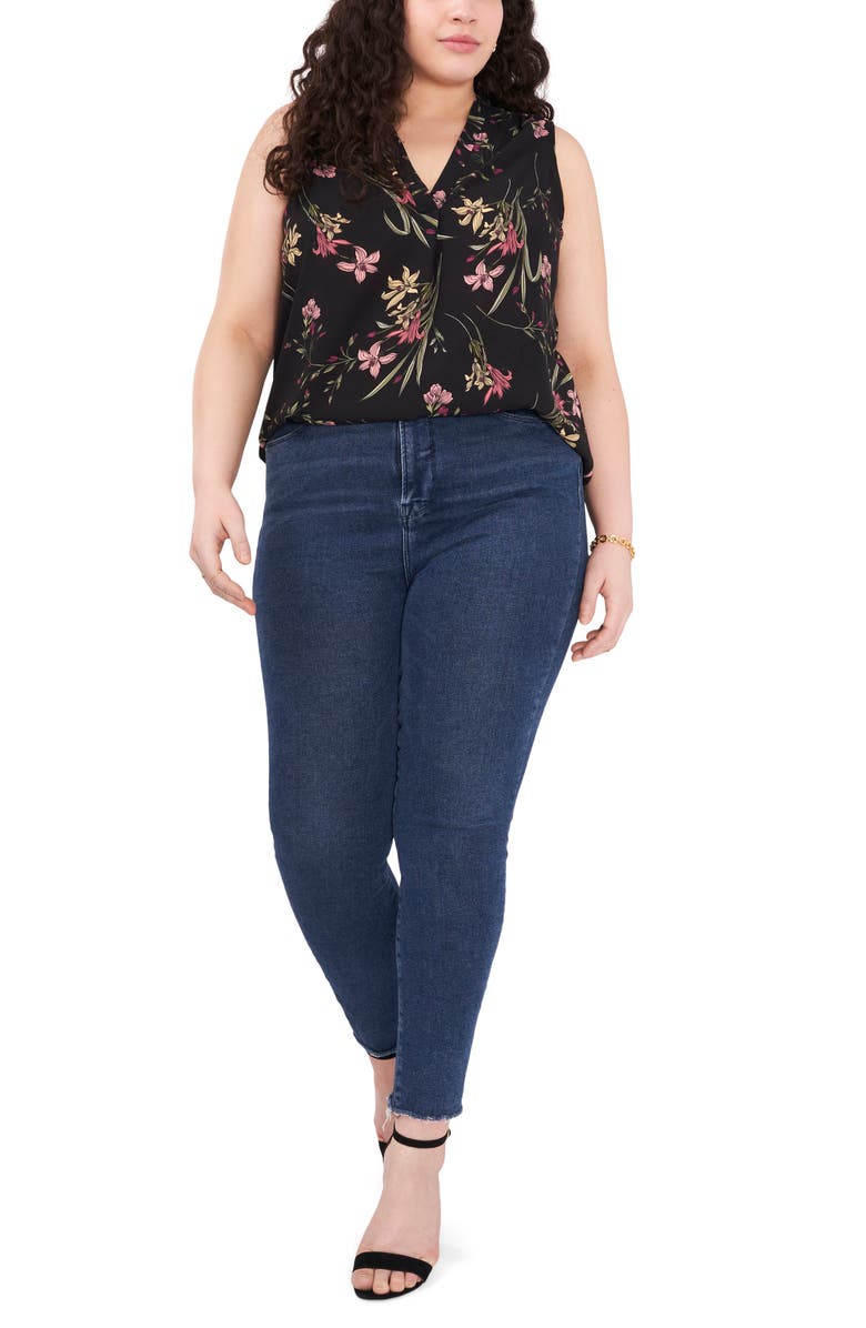 Vince Camuto Floral Tank, Alternate, color, 