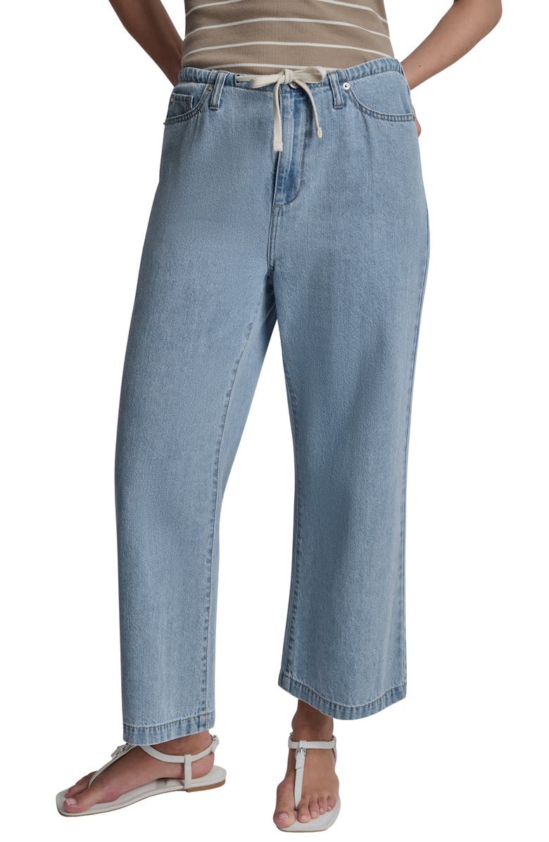 DKNY Jeans Mid Rise Wide Leg Jeans, Main, color, Brighton